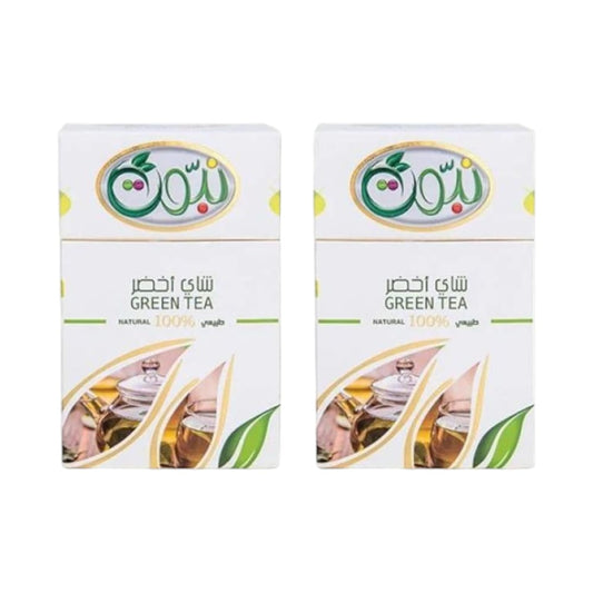 ٢ علبة شاي نبوت الأخضر الفاخر